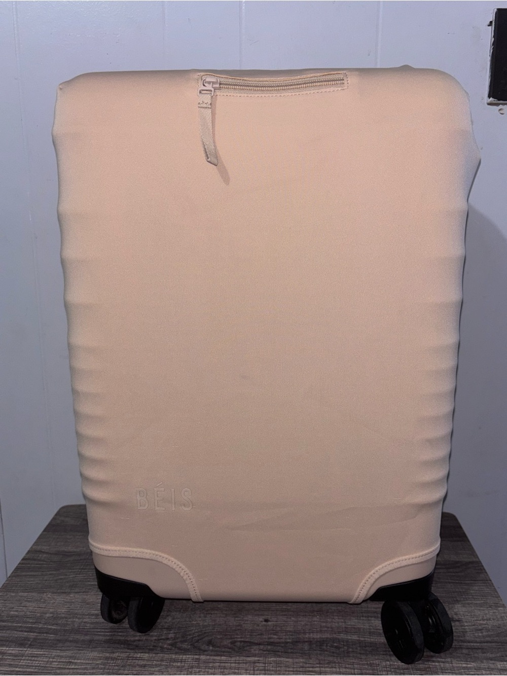 BEIS Carry-On Luggage Cover in beige